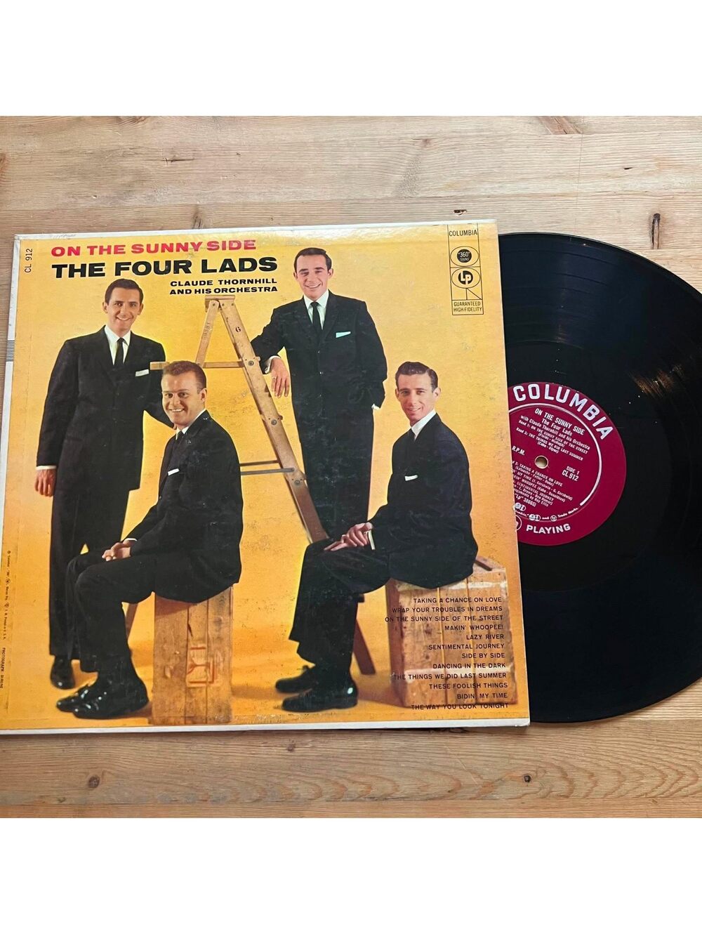 The Four Lads - On the Sunny Side 33rpm VG+ VR16